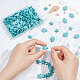 SUNNYCLUE 200Pcs Dyed Synthetic Turquoise and Howlite Beads G-SC0002-42-3
