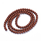 Natural Red Jasper Beads Strands G-S281-29-3mm-2
