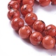 Fili di perle sintetiche turchesi e conchiglie montate G-F623-01-10mm-3