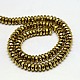 Electroplate Non-magnetic Synthetic Hematite Beads Strands G-J160-E-02-2
