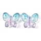 Прозрачные кабошоны бабочки из эпоксидной смолы CRES-M034-02D-1