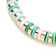 Handmade Polymer Clay Heishi Beads Jewelry Sets SJEW-JS01136-04-3