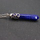 Ожерелья с подвесками в виде пули из натурального лазурита FS-WG32EE9-07-1