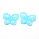 Transparent Crackle Acrylic Beads CACR-S007-02B-1
