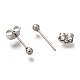 304 Stainless Steel Ball Stud Earrings EJEW-L254-01I-P-2