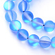 Chapelets de perles en pierre de lune synthétique X-G-R375-8mm-A11-1