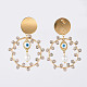 (Jewelry Parties Factory Sale)Dangle Stud Earrings EJEW-JE03683-03-2