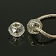 Rondelle di cristallo fatti a mano perline braccialetti europei di fascino fit X-GPDL25Y-1-1