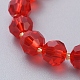 Perles de verre à facettes bracelets extensibles BJEW-JB05007-M-3