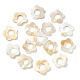 30Pcs Natural Freshwater Shell Beads Frames SHEL-CJ0001-27-1
