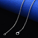 304 Stainless Steel Cable Chain Necklace NJEW-S420-007A-P-4