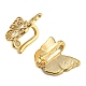 Rack Plating Brass Earring Hooks KK-M257-18G-2
