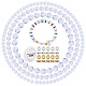 175 Uds. Cuentas redondas de opalita sintética para hacer joyas diy DIY-SZ0006-01-1