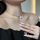 925 подвесные стерлингового серебра ожерелья NJEW-M209-01-3