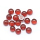 Natural Carnelian Cabochons G-P393-R03-8MM-1