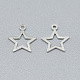 925 Sterling Silver Charms STER-T002-254S-2