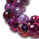 Chapelets de perles d'agate naturelle G-C082-A01-10-4