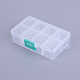 Boîte en plastique de stockage d'organisateur X-CON-X0002-01-1