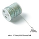 17 m de fil à coudre polyester couleur arc-en-ciel OCOR-E026-08C-4