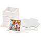 Boîtes de rangement en papier cartonné CON-WH0086-055A-1
