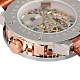 Acier inoxydable de haute qualité montre-bracelet en cuir WACH-A002-15-5