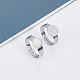 Unicraftale diy 40は、diyフィンガー指輪作成用のガラスカボション付き8mm / 10mmステンレススチールフラットラウンドブランクフィンガー指輪トレイを備えた調整可能なフィンガー指輪を設定します DIY-UN0001-12P-4