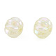 Perlas de acrílico chapadas en arco iris iridiscentes OACR-N010-074-4