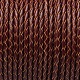 Cordon en cuir tressé écologique WL-E015-3mm-01-2