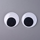 Cabochons yeux écarquillés noir et blanc DIY-WH0156-90A-1