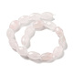 Natürlichen Rosenquarz Perlen Stränge G-P520-C09-01-3