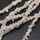 Puces naturelles perles colorées morganite brins G-N0164-59-1