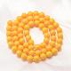 Baking Painted Shell Pearl Round Bead Strands BSHE-L011-8mm-B-4