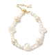 Bracelets de perles naturelles et coquillages BJEW-C051-25G-1