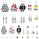 Sunnyclue DIY Sportball Themen Ohrring Herstellung Kits DIY-SC0013-81-1
