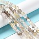 Chapelets de perles en agate grise naturelle G-F465-29-01-4