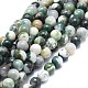 Natural Tree Agate Beads Strands G-F674-11-8mm-1
