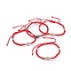 Bracelets de perles de nylon tressés réglables BJEW-JB04665-1