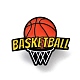 Spille in lega nera a tema basket&nbsp;JEWB-C032-04B-EB-1