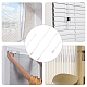 GORGECRAFT 2 Pieces 13 Inches Blind Wand Vertical Blinds Replacement Parts Clear Plastic Shutter Stick Tilt Rod with Hook and Handle Universal Window Treatments Opener Home Curtains Accessories AJEW-GF0004-53-5