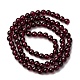 Гранат природный бисер нитей G-C226-A01-4mm-3