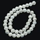 Electroplate AB Color Plated Synthetic Crackle Quartz Round Beads Strands G-L155-10mm-09-3