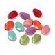 Perles acryliques opaques craquelées OACR-C006-25-1