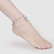 Tibetan Style Alloy Anklets AJEW-AN00190-5