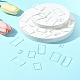 32 шт. 4 стиля прозрачных прямоугольных стеклянных кабошонов GGLA-FS0001-05-10