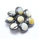 Perles nacrées en coquilles PEAR-P057-02B-1