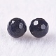 Perlas de piedra dorada azul sintética G-K275-22-6mm-2