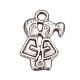 Chapado en plata antigua de estilo tibetano amantes de aleación de zinc colgantes X-A0431Y-1-1