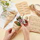 Carta fai da te per coni regalo bouquet di fiori confezione regalo ODIS-WH0035-01-6