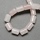 Pierre naturelle quartz rose colonnes de pierre brins de perles G-S115-12-2