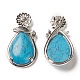 Natural Turquoise Pendants G-A031-02P-10-2